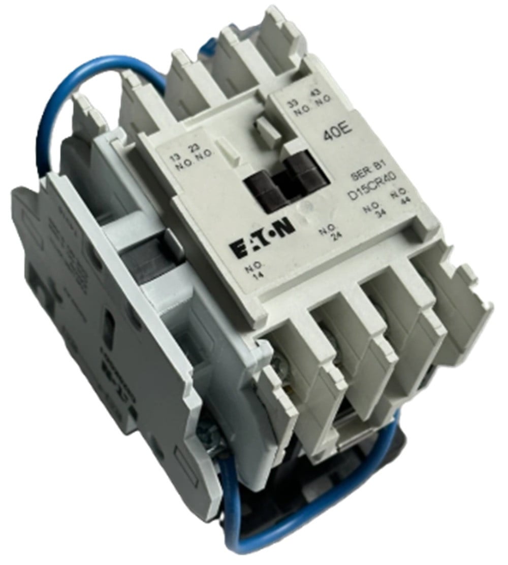 Eaton D15CR40T1B Multi-Pole Machine Tool Relay, 24 Vdc Coil, 4NO, NEW