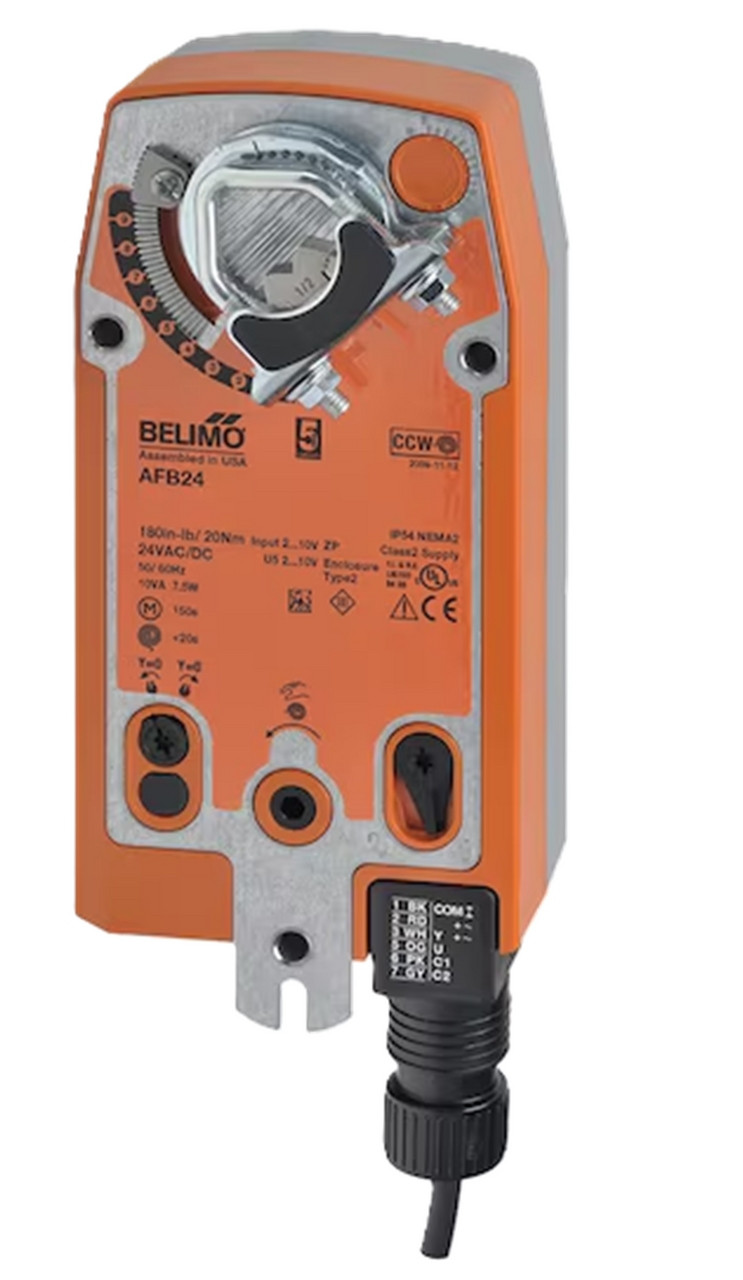 Belimo AFXUP-S Actuator, 180in-lb 20Nm, Spring Return, NEW