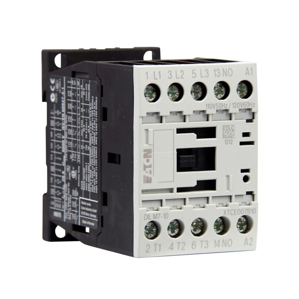 Eaton XTCE032C10T XT IEC Contactor, 32A, 24 Vac, 50-60 Hz, 1NO, 32A, Frame C, NEW