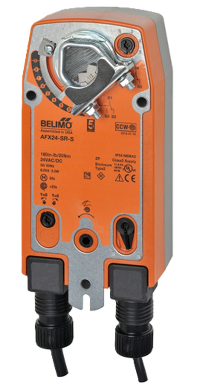 Belimo AFX24-S Configurable Damper Actuator, 180 in-lb [20 Nm], NEW