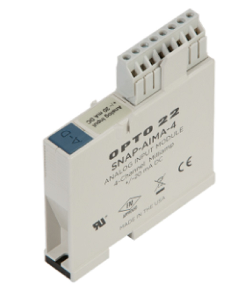 Opto 22 SNAP-AIMA-4 SNAP 4-Ch -20mA to /20mA Analog Current Input Module, NEW