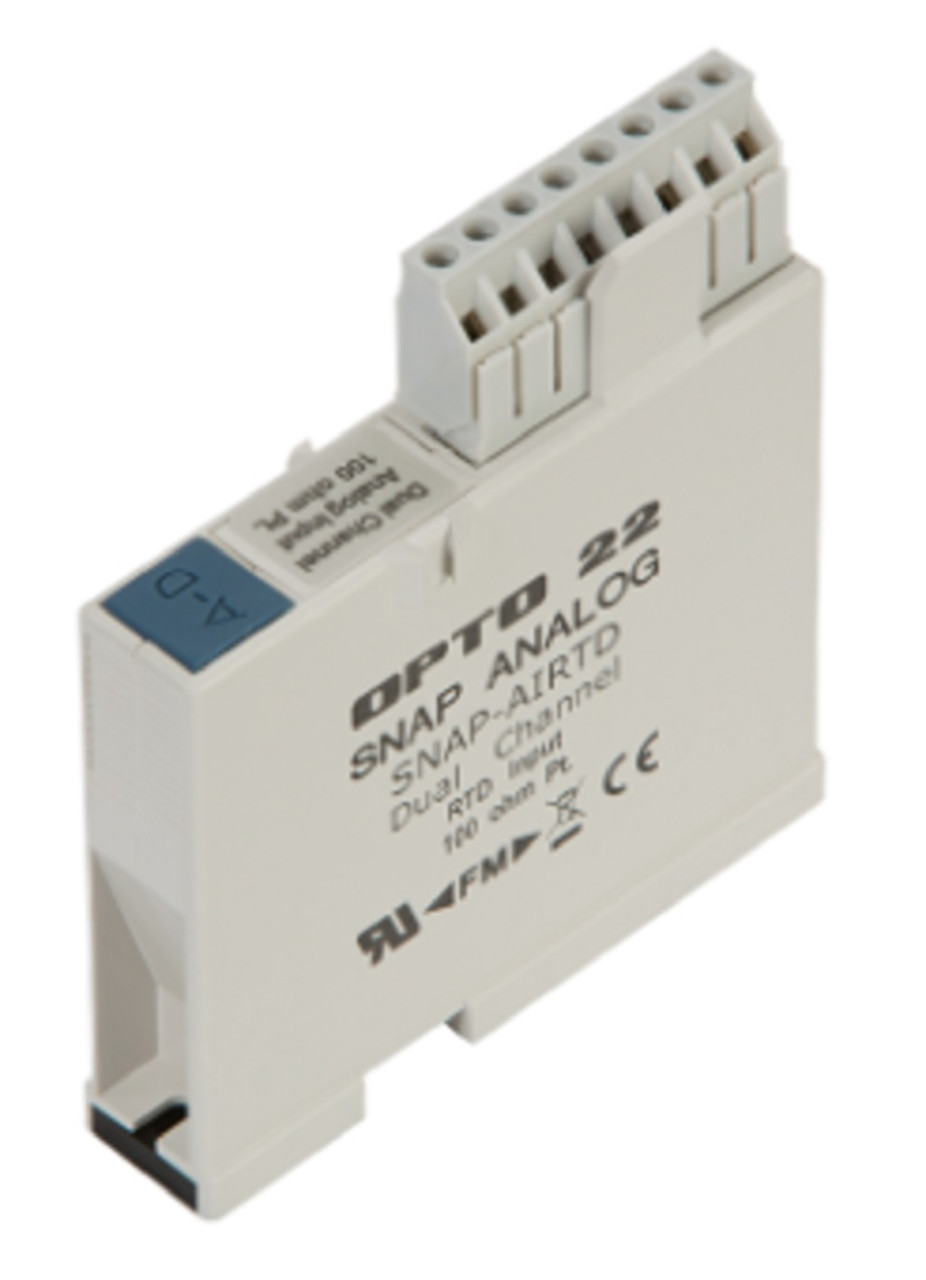 Opto 22 SNAP-AIRTD SNAP 2-Ch 100-Ohm Platinum RTD Analog Temperature Input Mod, Refurbished