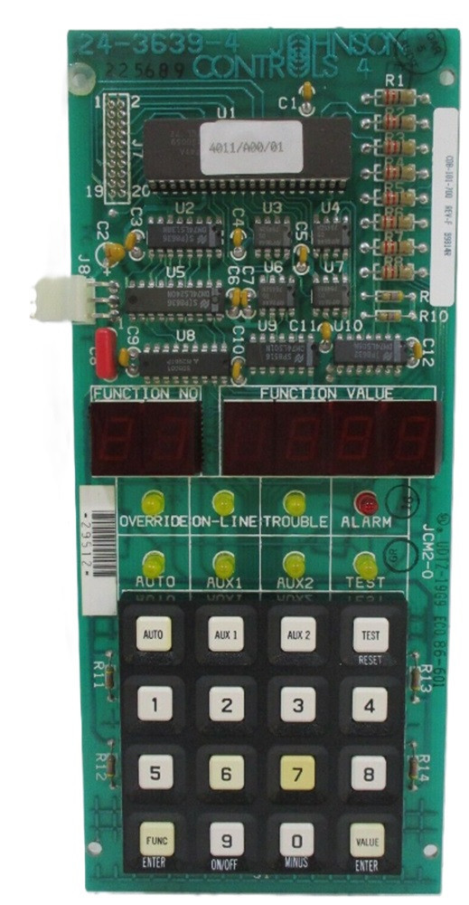 Johnson Controls CDB-101-700 Control Panel Display Keypad Board for DSC-8500, Refurbished
