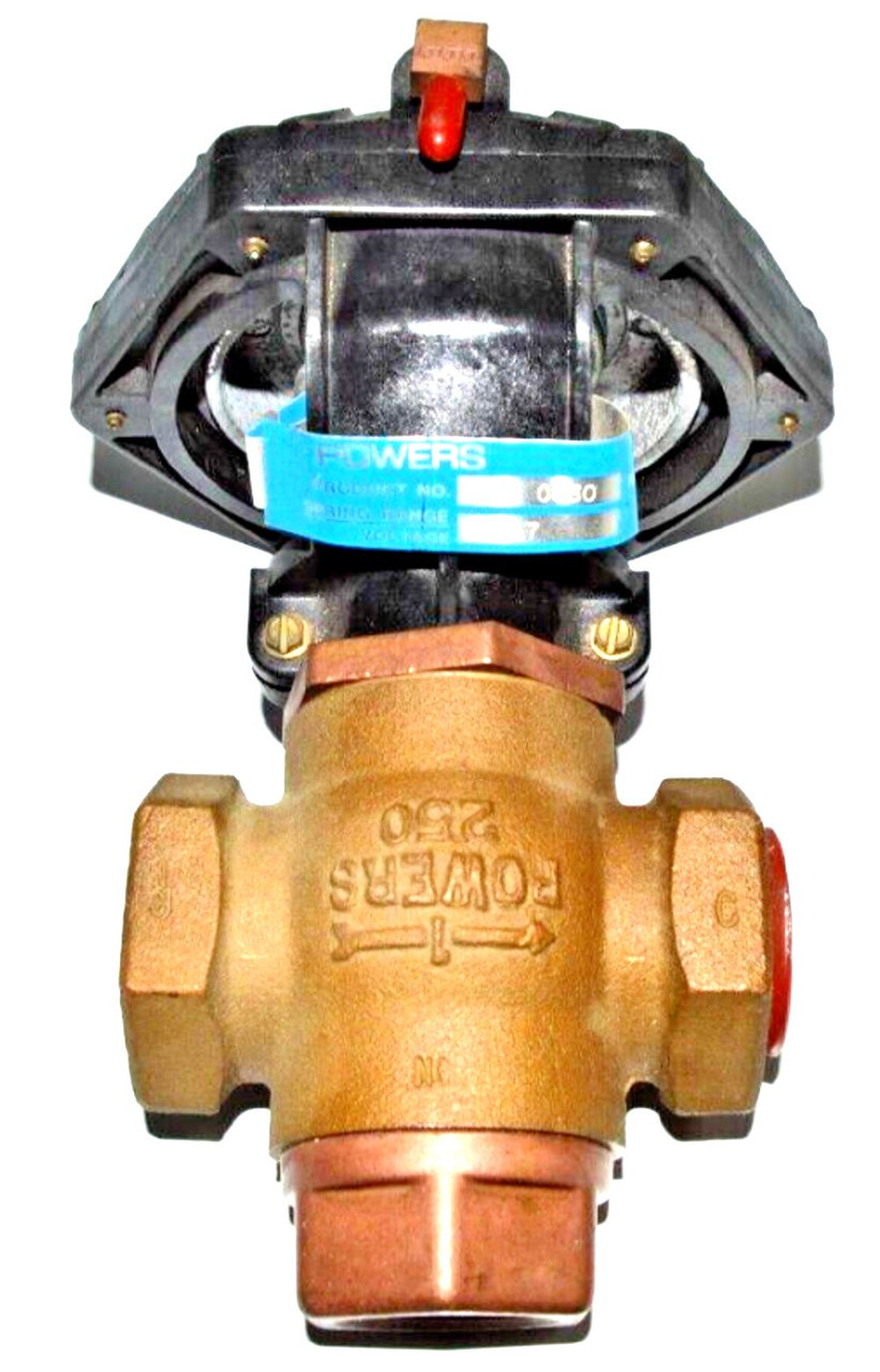 Siemens 658-0030 Powertop VP658 Valve With Actuator, 3-Way, 1" Spring Range 3-7, NEW