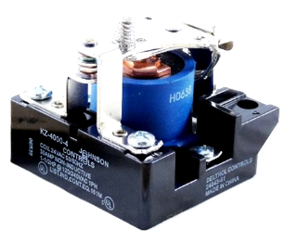 Johnson Controls KZ-4000-4 General Purpose Open Relay, SPDT, 24 VAC, NEW