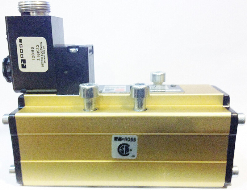 Ross Controls W6076B4431 120/60 W60 Stainless Steel 5-Way 2-Position Valve, NEW