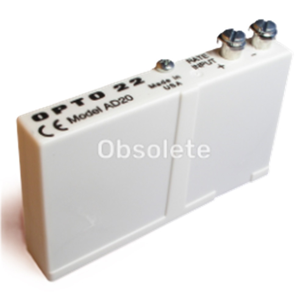 Opto 22 AD20 G1 Analog 0-10.8 kHz Rate Input for Optomux and Pamux Systems, Refurbished