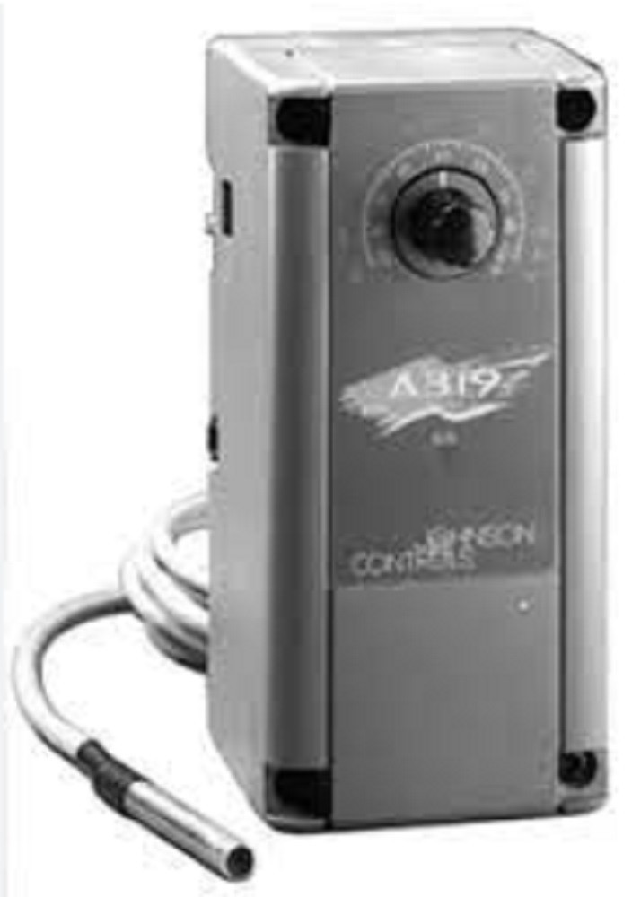Johnson Controls A319ABC-24-01 A319 Electronic Temperature Control w/8' Sensor, Refurbished
