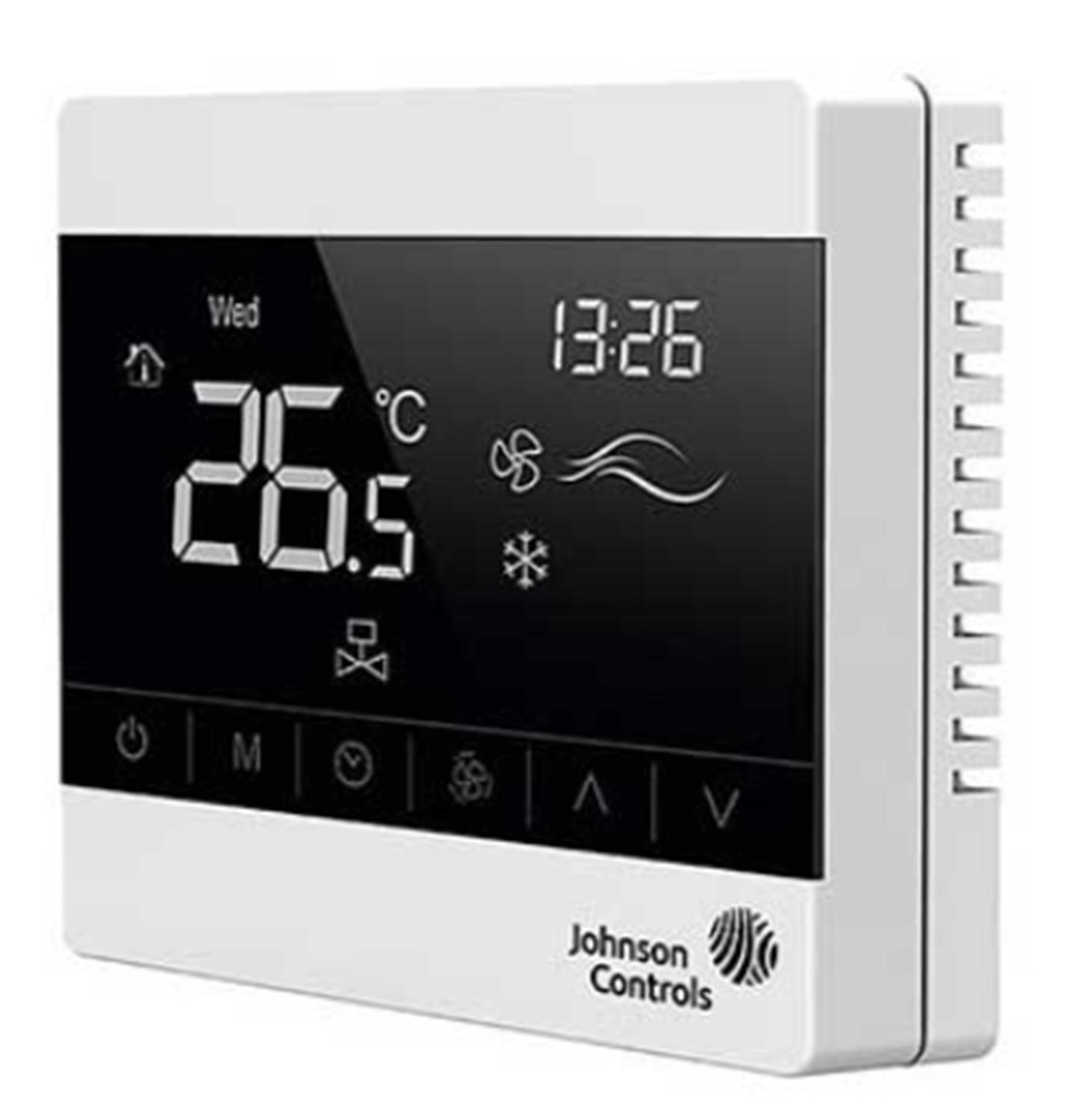 Johnson Controls T8200-TF20-9JR0 Touchscreen Thermostat, For FCU Remote Sensor, NEW