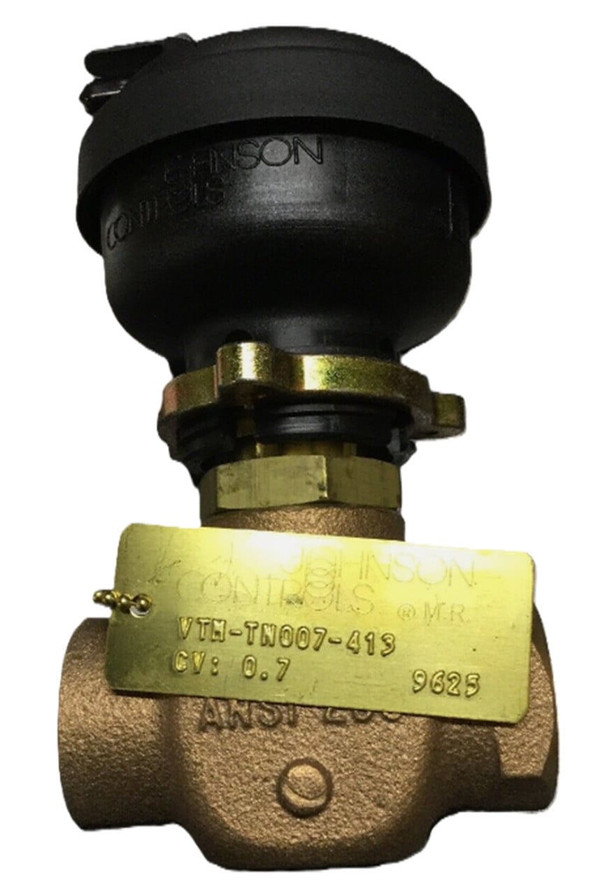 Johnson Controls VTM-TN007-413 1/2" NPT Normally Open Terminal Unit Valve, NEW