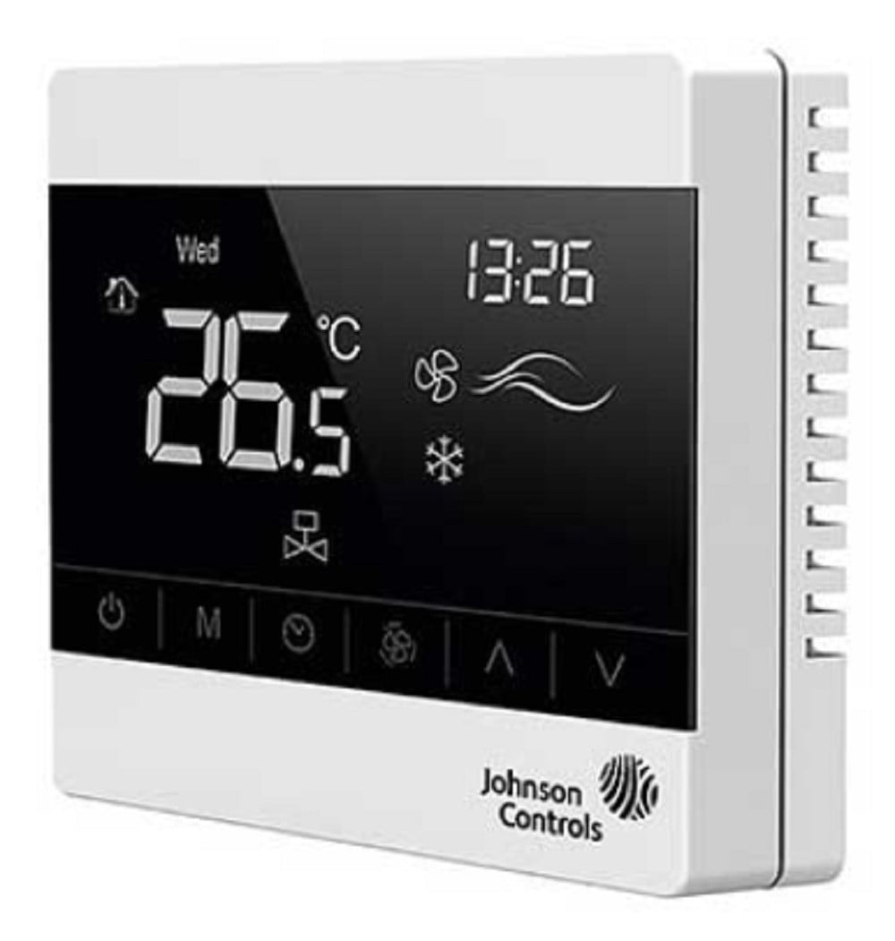 Johnson Controls T8200-TB21-9JR0 Touch Thermostat, 2-Pipe, 0-10V, Remote Sensor, NEW
