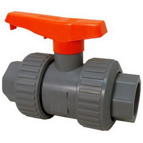 Nibco MA909UC Chemtrol Tru-Bloc U51TB-V CPVC SCH 80 Ball Valve, 1-1/2", NEW