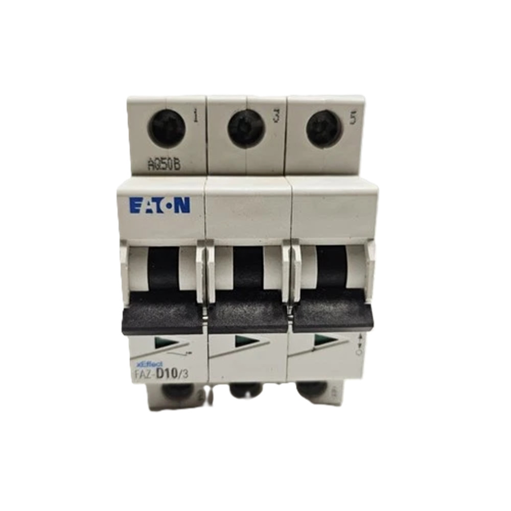 Moeller Eaton FAZ-D10/3-NA 102267 Miniature Circuit Breaker, 10A, 3-Pole, NEW