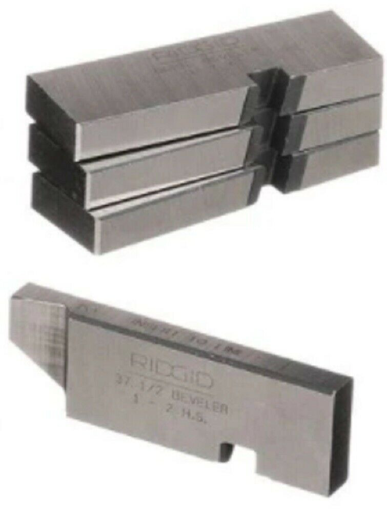 Ridgid 52202 Universal Style Pipe Bevel Dies, 45 deg Die Set, 1/2-3/4in 12-20mm, NEW