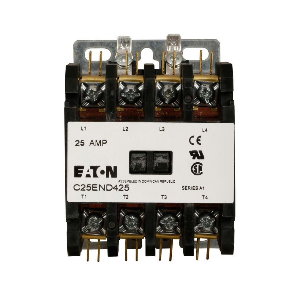 Eaton C25END430T Definite Purpose Contactor, Quick, 30A, 24 Vac, NEW