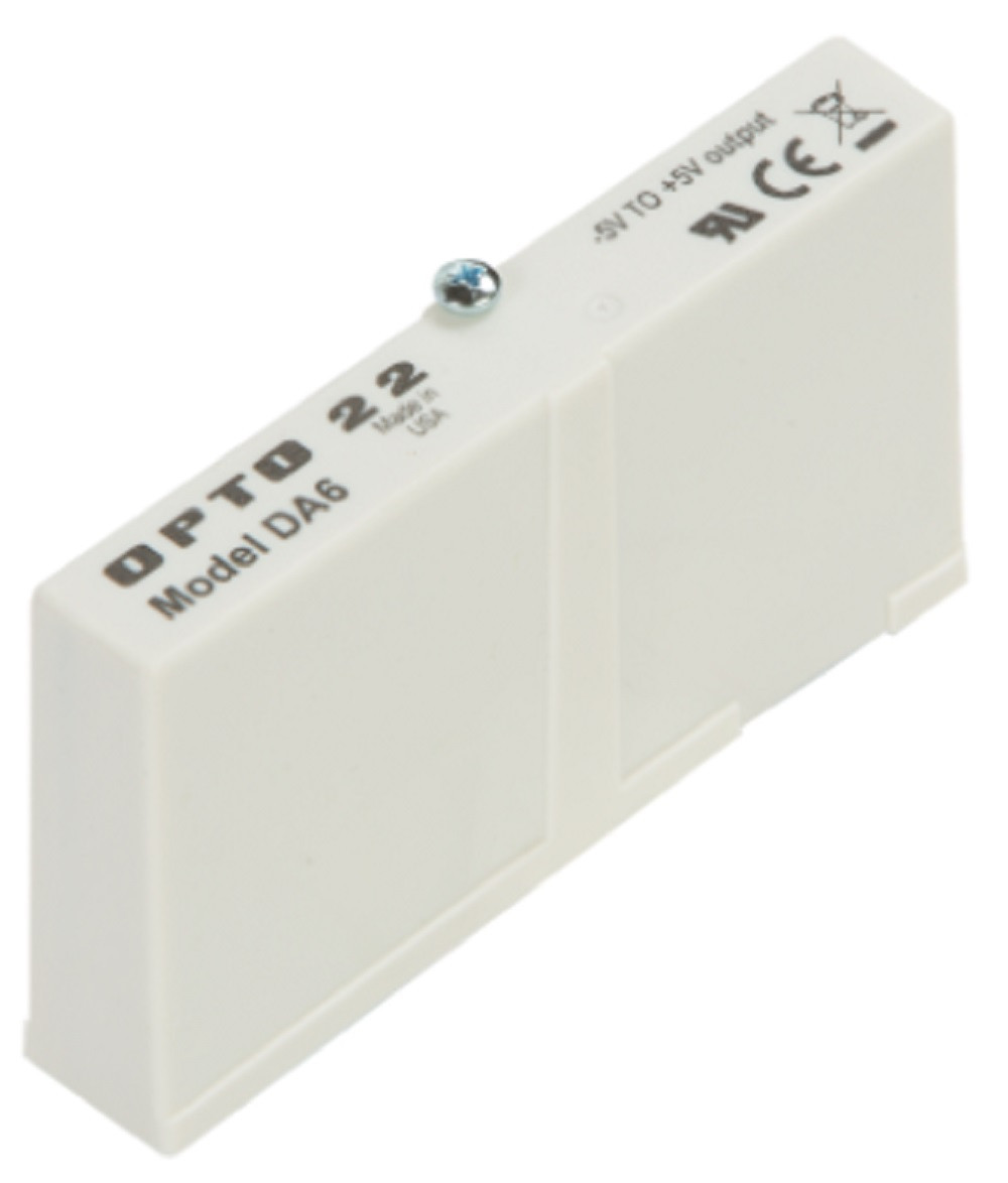 Opto 22 DA6 G1 -5 to /5 VDC Analog Output, NEW