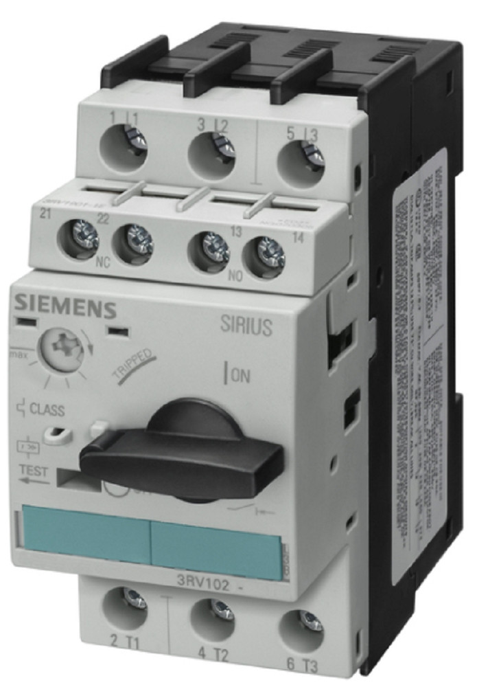 Siemens 3RV1021-0HA15 Circuit Breaker, Size S0, For Motor Protection, NEW