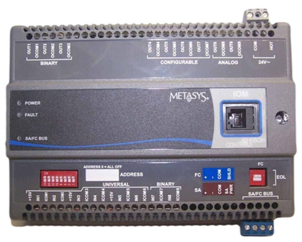 Johnson Controls MS-IOU4710-0U Metasys IOU4710 Input/Output Module, Refurbished