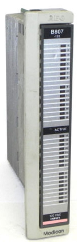 Schneider AEG Modicon AS-B807-132 800 Series Discrete I/O Module, 115 VAC Input, Refurbished