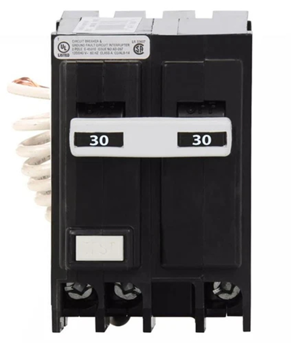 Eaton GFTCB230 GFCI Circuit Breaker, 30A, 120/240V, Type GFTCB, NEW