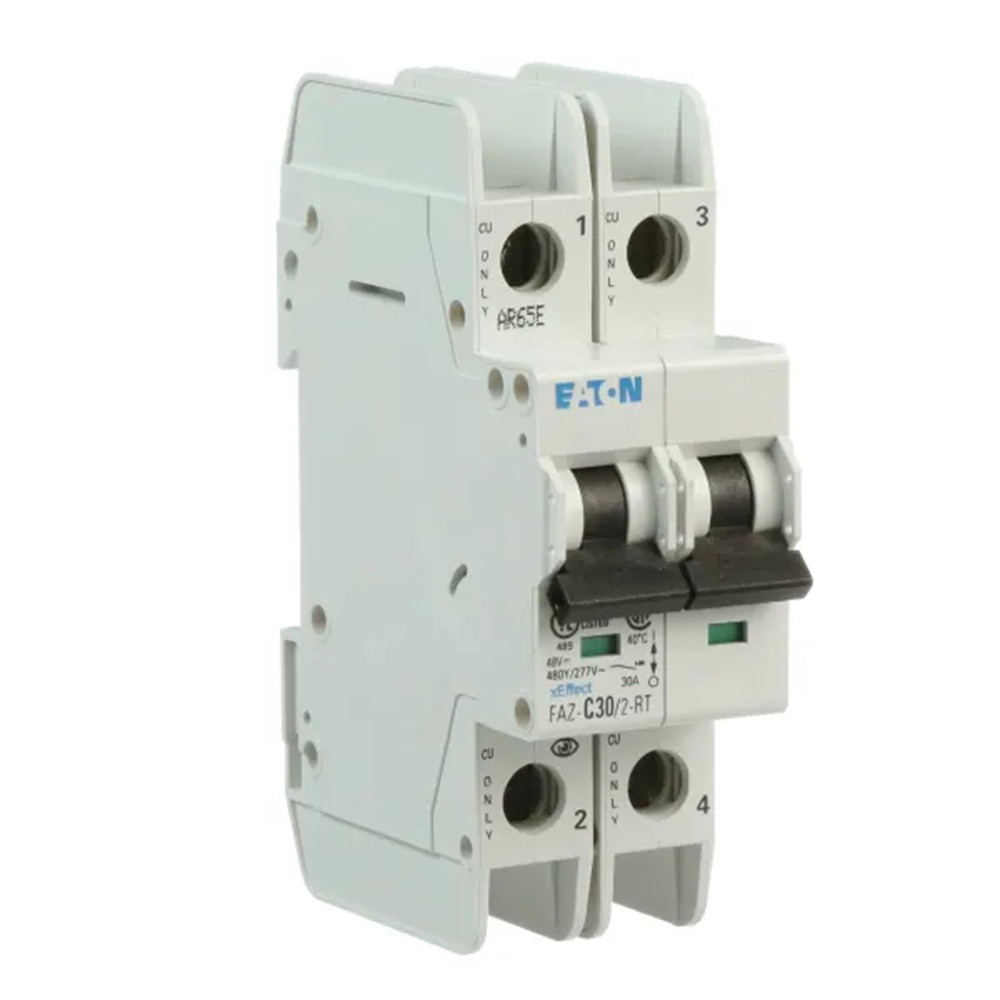 Moeller Eaton FAZ-C30/2-RT 102213 Miniature Circuit Breaker, 30A, 2-Pole, NEW