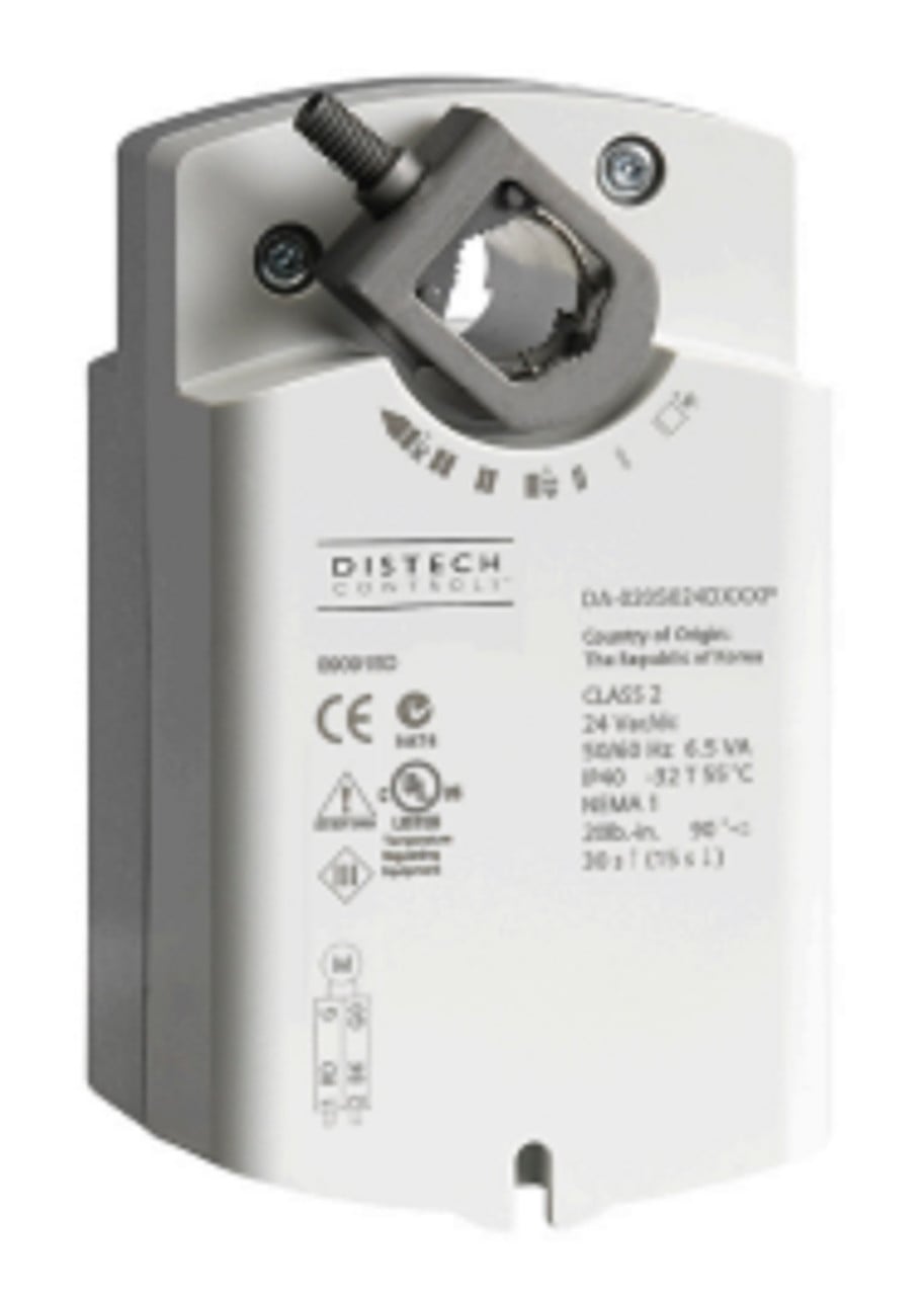 Distech DA-020S024DXXXP DA-020S 20 lb-in (2 Nm) Spring Return Damper Actuator, NEW
