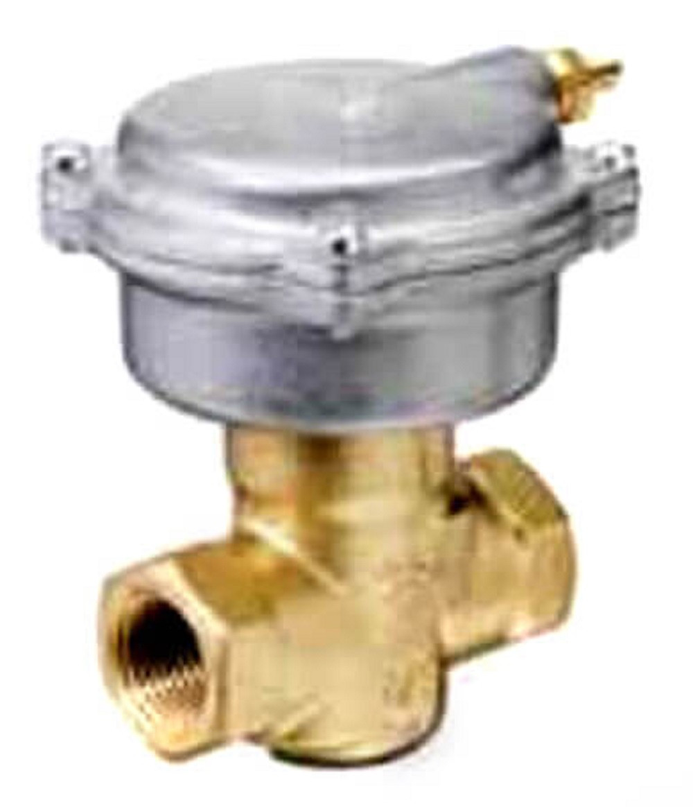 Siemens 257-02041 1/2" 2-Way N/O Brass Valve Actuator, 45 PSI, Female x Female, NEW