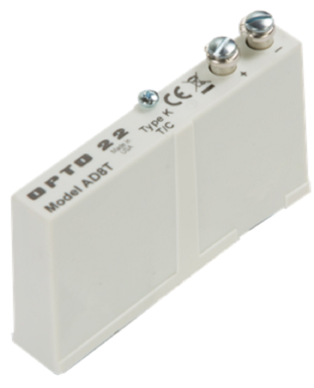 Opto 22 AD8T G1 Type K Thermocouple Analog Input Module, Isolated, -148-1695 F (2 available), Refurbished