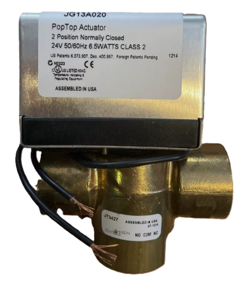 Johnson Controls JT3427G13A020 Valve With Actuator, NEW