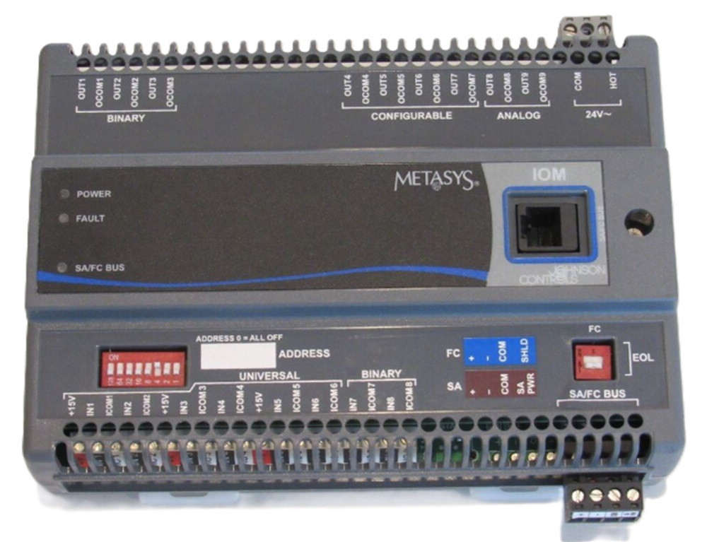 Johnson Controls MS-IOB4710-0 Metasys IOB4710 Input/Output Module, Refurbished