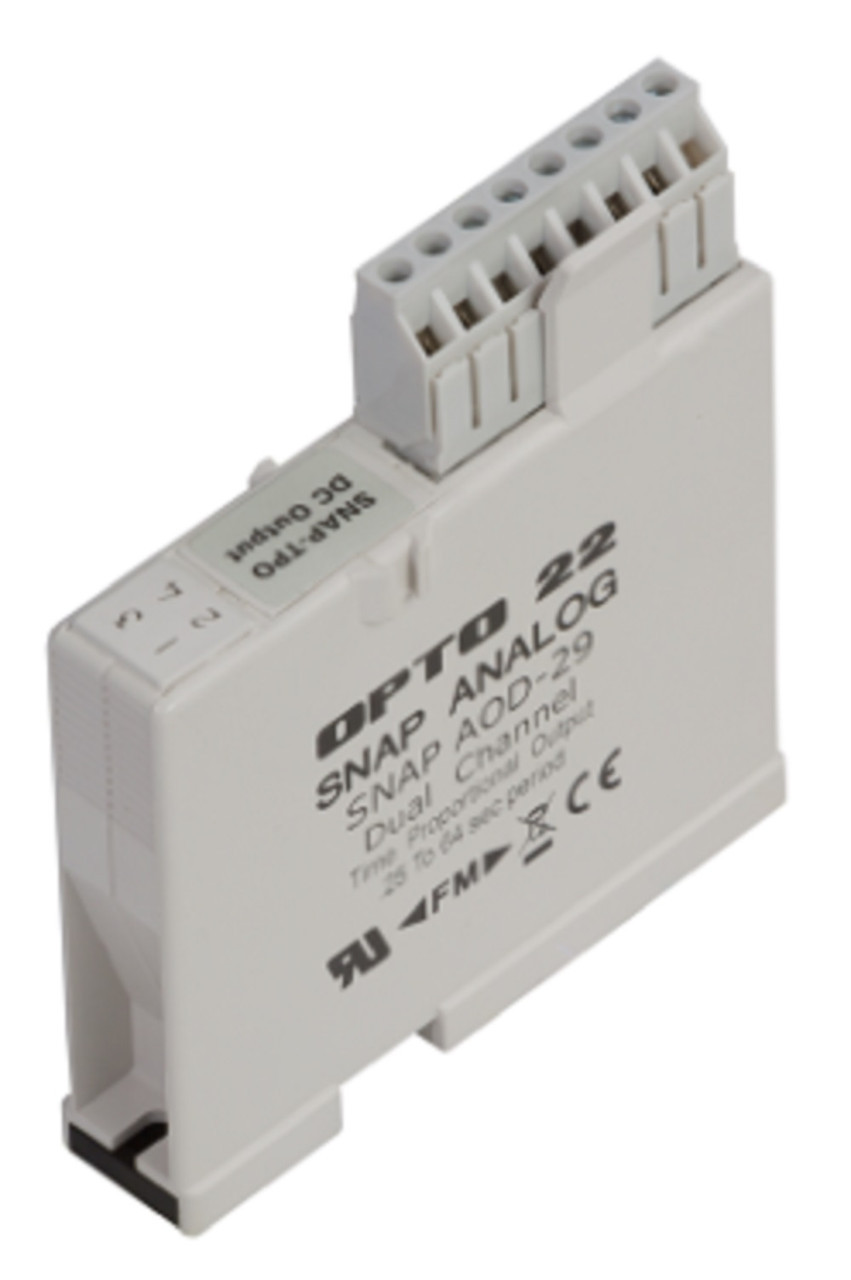 Opto 22 SNAP-AOD-29 SNAP 2-Ch 5-60 VDC Time-Proportional Digital Output Module, Refurbished