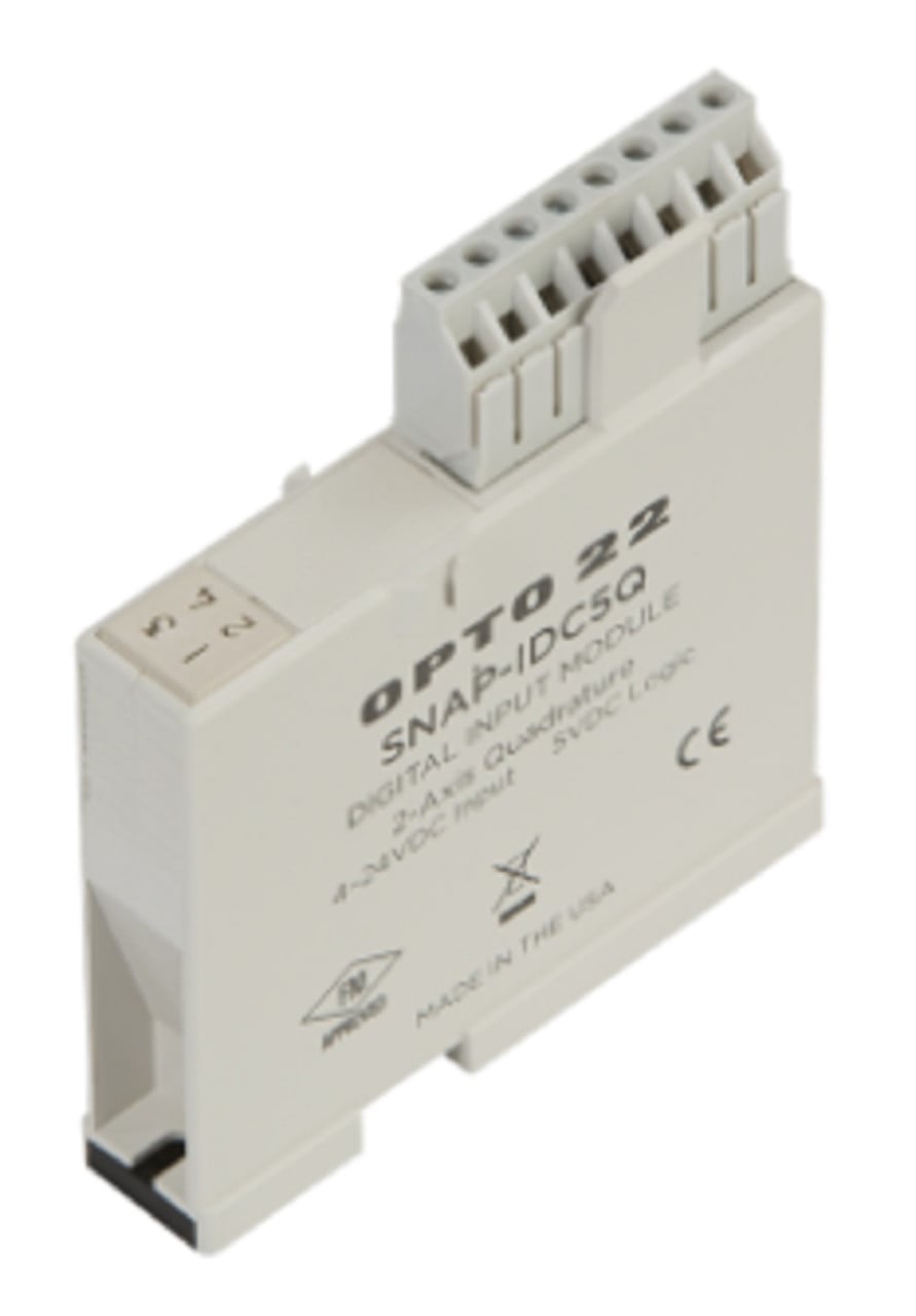 Opto 22 SNAP-IDC5Q SNAP 2-Axis Quadrature Position Input Module, Refurbished