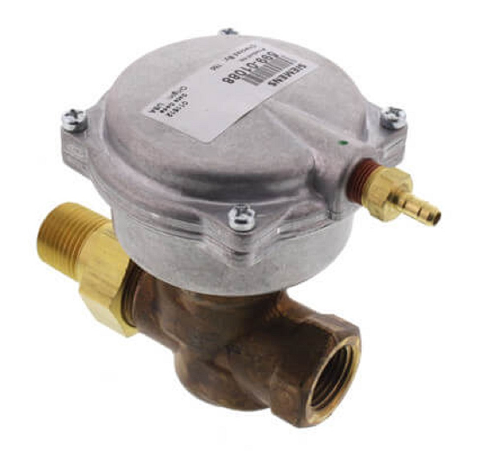 Siemens 257-02035 1/2" F x UM 2-Way Normally Open Valve Assembly, 3-8 psi, 1.0Cv, NEW