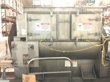 53 cu.ft. American Process Systems #FZM-53, paddle blender (1500 liter) twin shaft fluidized zone