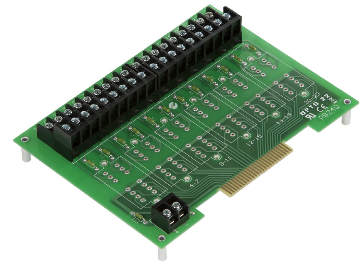 Opto 22 PB24Q Quad Pak 6-Module Position Rack, Refurbished
