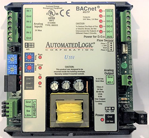 ALC Automated Logic U551 BACnet Heat Pump & Fan Coil Control, HVAC Control Mod, Refurbished