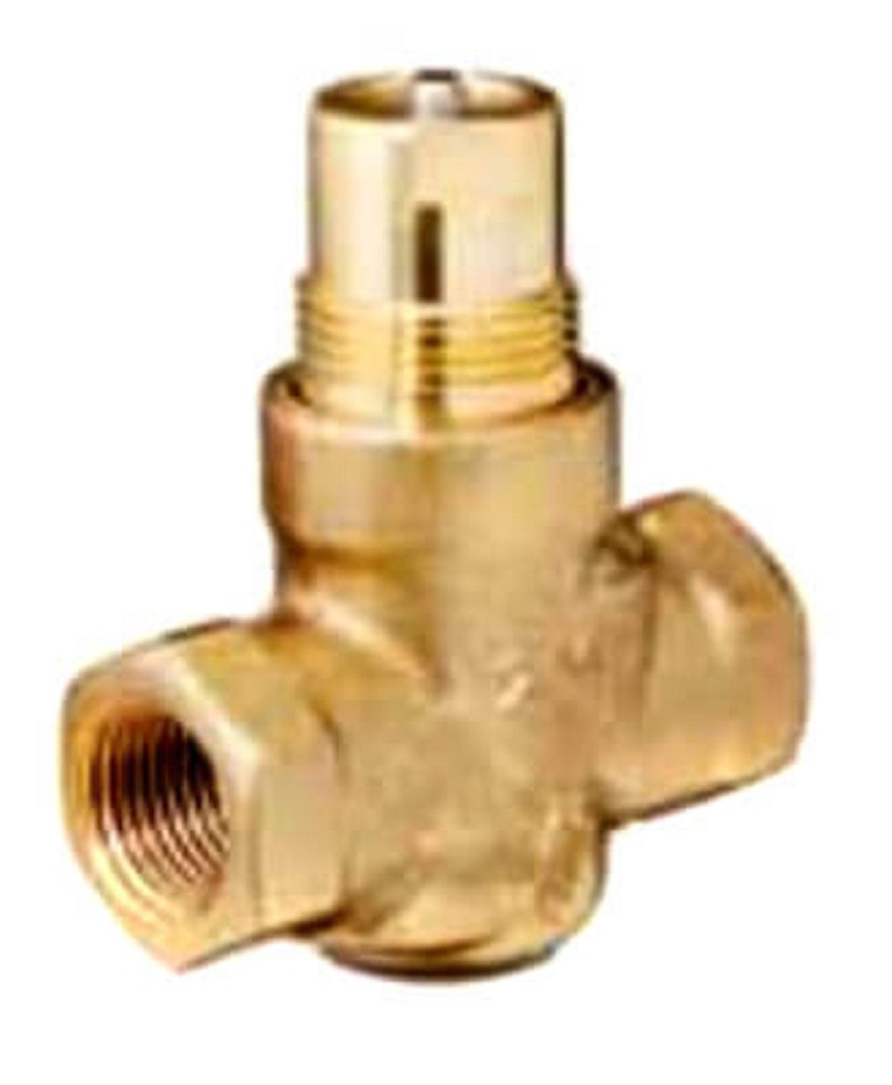 Siemens 599-02014 1" 2-Way N/C Brass Globe Valve Body, Female x Female (10 Cv), NEW