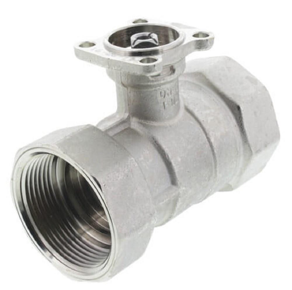 Belimo B240 1-1/2" 2-Way Brass Valve w/ Stainless Steel Ball & Stem (37.0 Cv), NEW