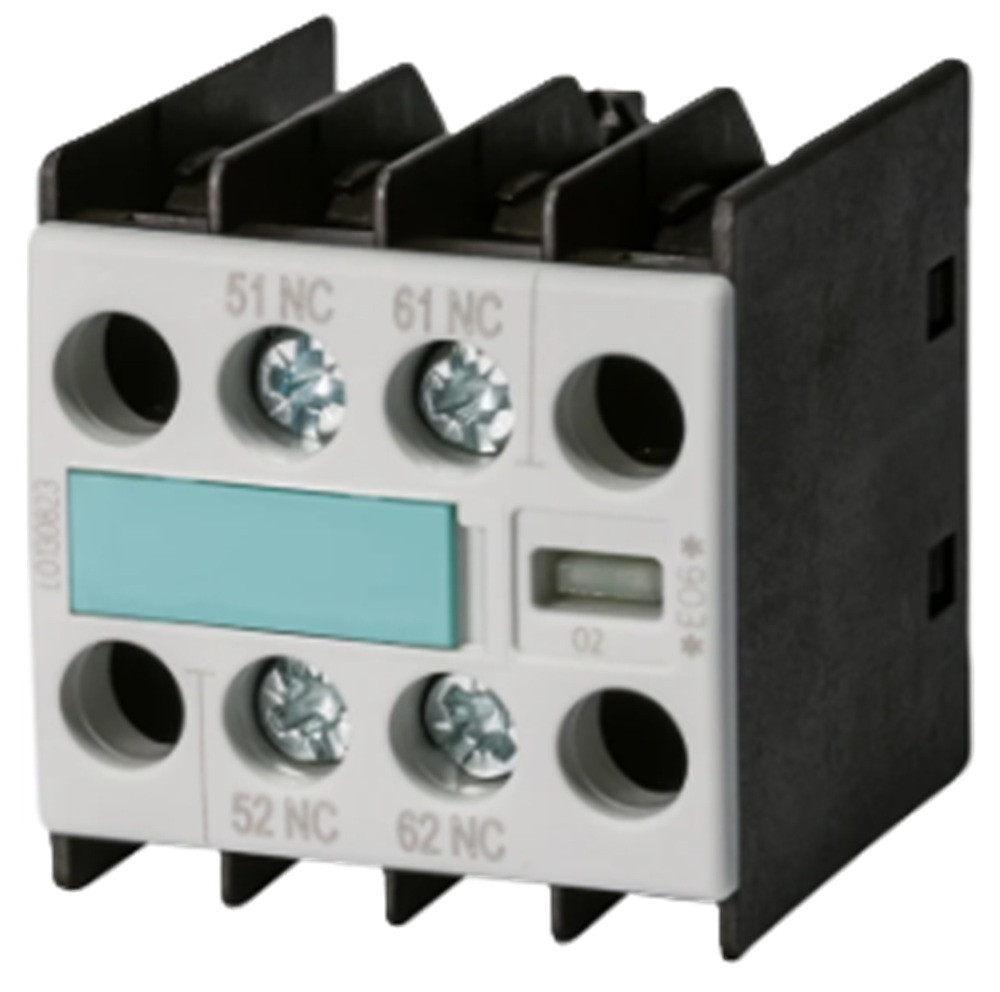 Siemens 3RH1911-1FA02 Auxiliary Switch Block for Motor Contactors, Size S00, NEW