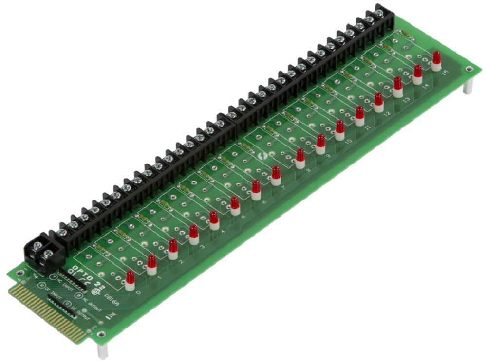 Opto 22 PB16A G1 16-Channel I/O Module Rack, Refurbished