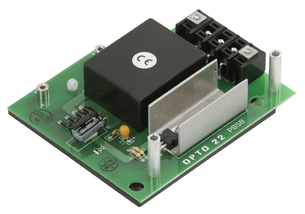 Opto 22 PBSB 5 VDC Power Supply for Digital I/O Mounting Racks, 220 VAC input, Refurbished