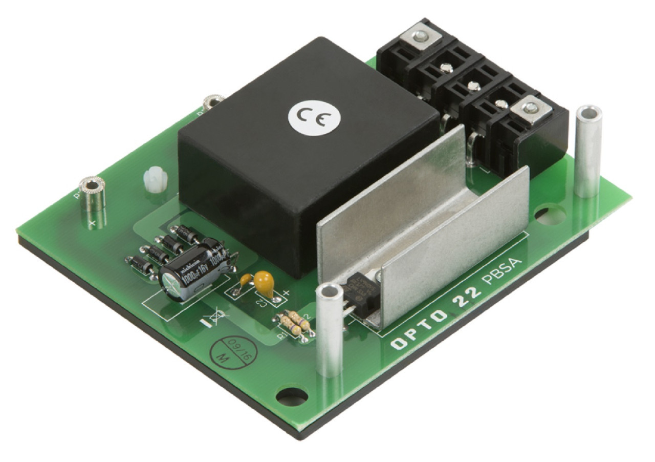 Opto 22 PBSA 5 VDC Power Supply for Digital I/O Mounting Racks, 120 VAC input, Refurbished