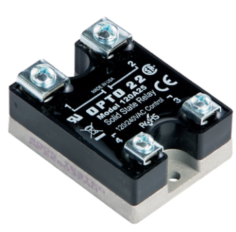 Opto 22 120A25 120 VAC, 25 Amp, AC Control Solid State Relay SSR, NEW