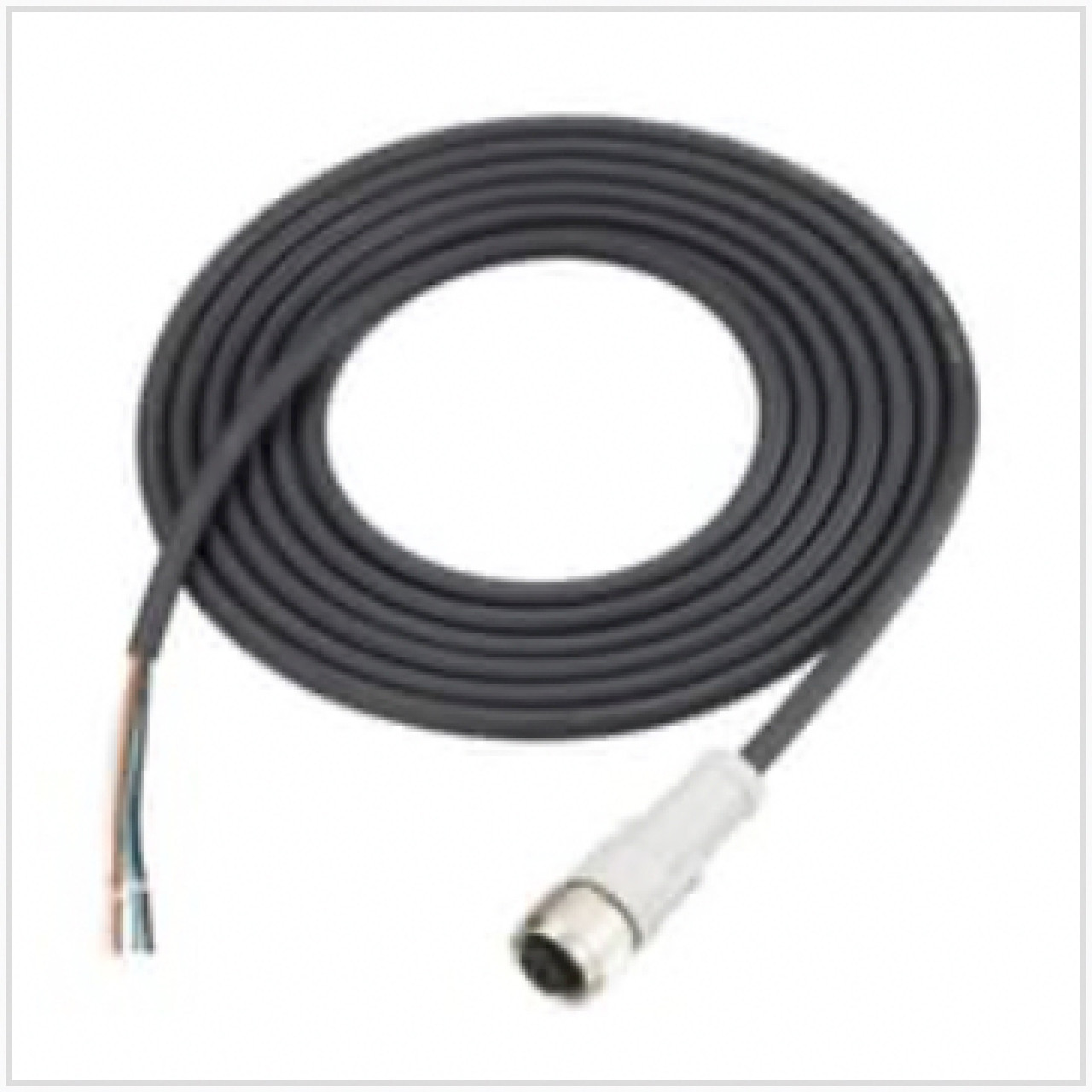 Keyence OP-87637 Laser Sensor Connector Cable, M12 Straight, 10 m, Oil-Resistant, NEW