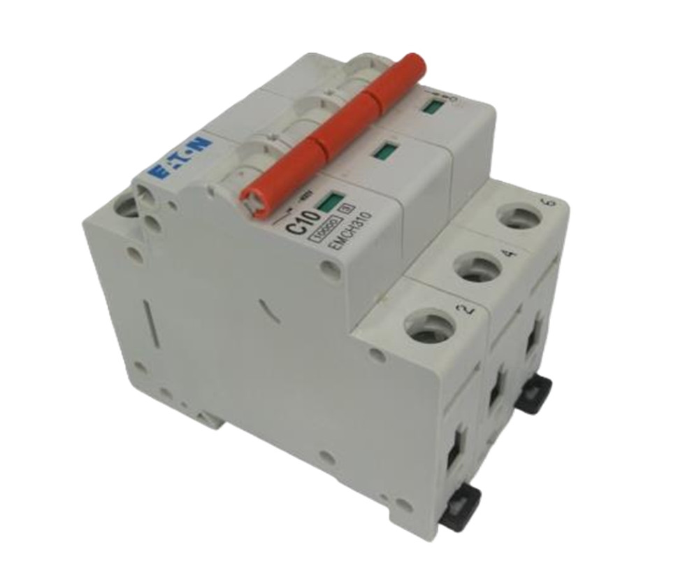 Moeller Eaton EMCH310 Miniature Circuit Breaker, 10A, 3-Pole, C10, NEW