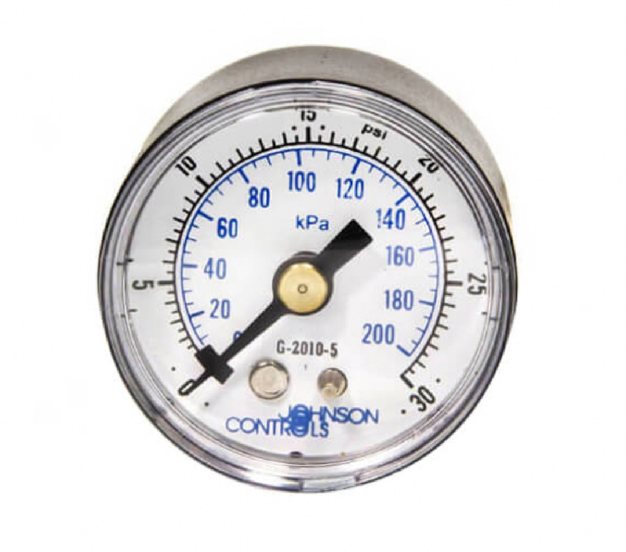 Johnson Controls G-2010-23 Air Pressure Gauge, 0-100 PSI Range, NEW