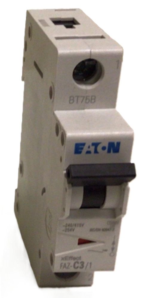 Moeller Eaton FAZ-C3/1-SP 167255 Circuit Breaker, 1-Pole, 3A, C Curve, NEW