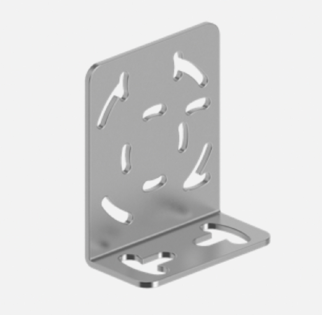 Banner SMB46L 48747 Sensor Bracket, L Shape, 14 Gauge 316 Stainless Steel, NEW