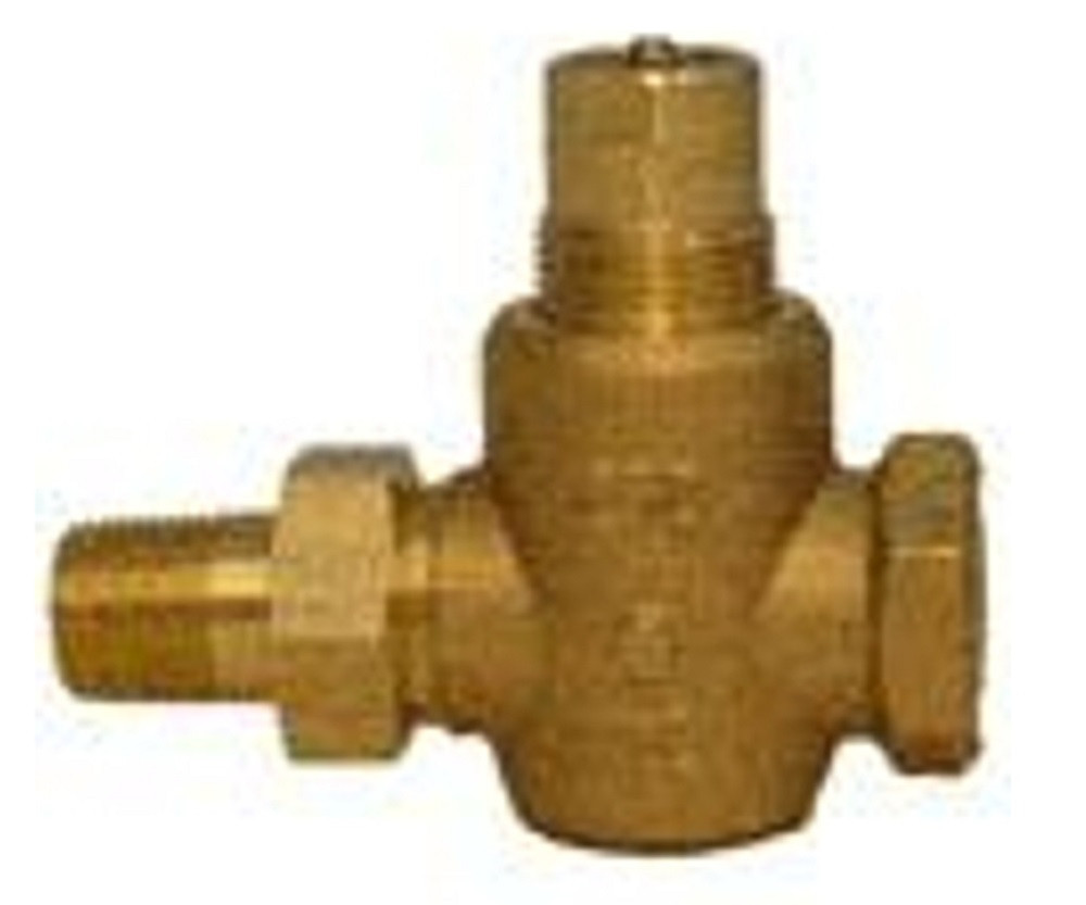 Siemens 599-02005 1/2" 2-Way N/C Brass Globe Valve Body, Female x Union Male, NEW