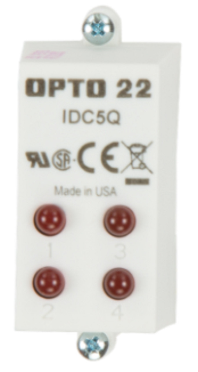 Opto 22 IDC5Q Quad Pak 4-Channel AC/DC Input, 12 to 32 VAC/10 to 32 VDC, Refurbished